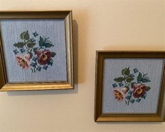 needlepoint pair