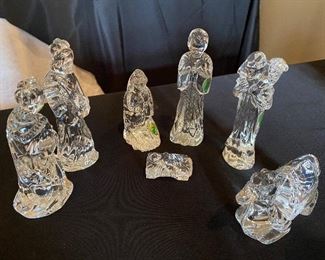 Waterford nativity set 7 pieces