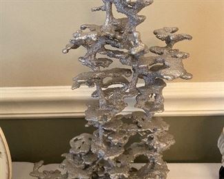 metal sculpture - slag?