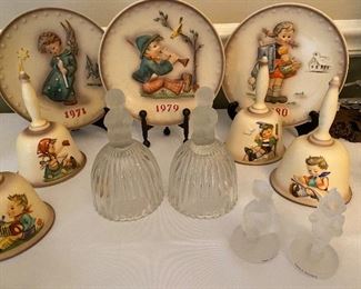 Goebel plates and bells