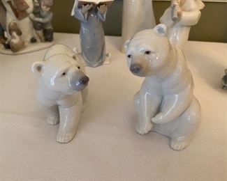 Lladro polar bears