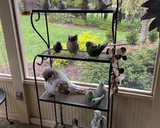 wrought iron baker's rack