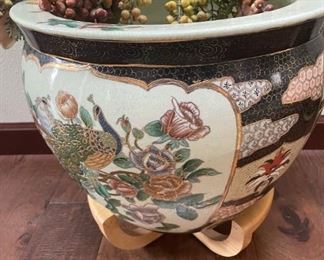 Oriental Style Planter, Japanese Pottery, Japanese Art