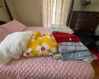 Vintage Quilts and blankets 