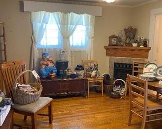 Check out the piggy bank…   crocks, trunks and lots more..