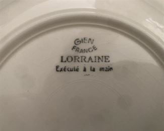 vintage Gien France Lorraine china