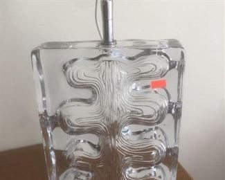 Daum France crystal lamp