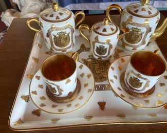 19th century Sevres Napoleonic tea set with bees. It's all the buzz at $2400
