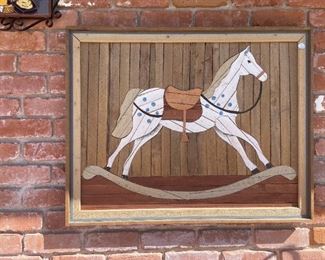 Our wooden rocking horse rocks!
