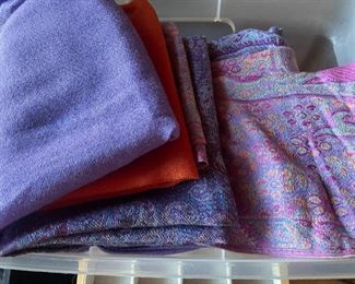 Fine Pashmena shawls