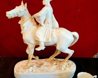 Herend..man on horse