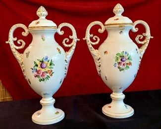 Pair of large Herend vases
