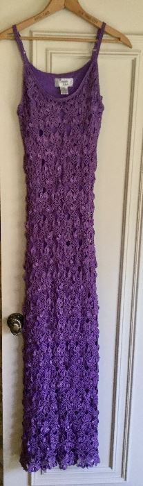 Crocheted Tank Top Dress 