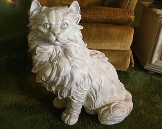 Sitting Cat Statue