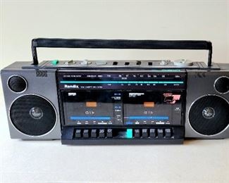 Randix AM/FM Dual Cassette Player