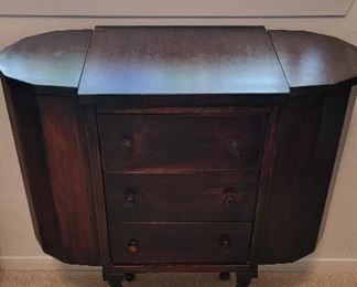 Antique Martha Washington Sewing Cabinet 1 of 2 