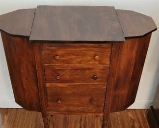 Antique Martha Washington Sewing Cabinet 2 of 2