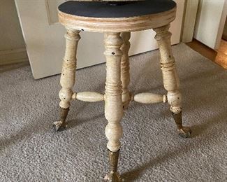 Antique Piano Stool