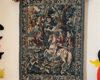 Green gold tapestry