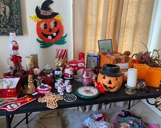 Vintage holiday decor