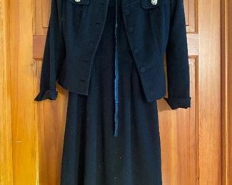 Black dress with jacket