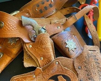 Toy guns and holsters