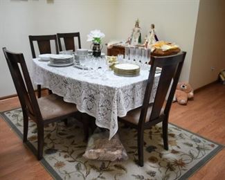 6 kitchen table and 6 chair