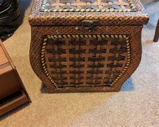 Sewing boxes and sewing supplies