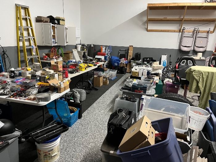 TOOLS, AUTOMOTIVE, RACING, HARLEY-DAVIDSON, ELECTRICAL, PLUMBING AND MUCH MORE!