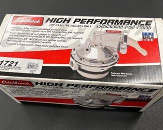 FUEL PUMP - EDELBROCK - HIGH PERFORMANCE - 1721 - AUTOMOTIVE - NEW
