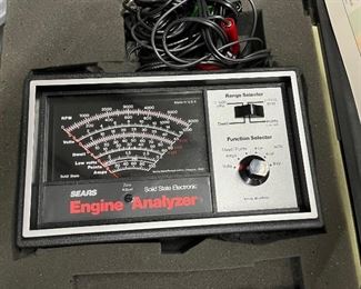 ENGINE ANALYSER - SEARS - SOLIDSTATE ELECTRONIC - AUTOMOTIVE - TOOLS