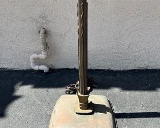 Norman Grag brutalist floor lamp. Lot #3721