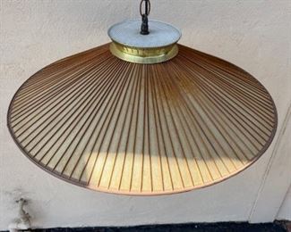 George Thurston for Lightolier hanging swag lamp. Lot #3233