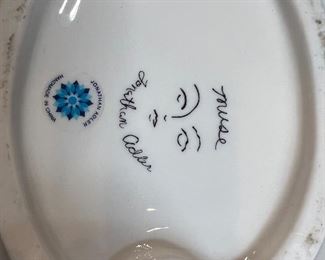 Jonathan Adler "Muse" hand bowl sculpture. Lot #3742