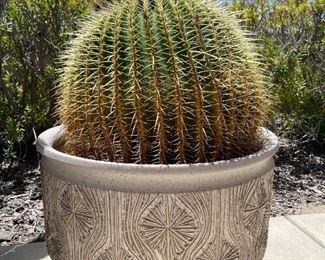 Rare low studio planters by David Cressy and Robert Maxwell for Earthgender. Lot #3841