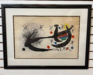 MIRO print. Lot #3823