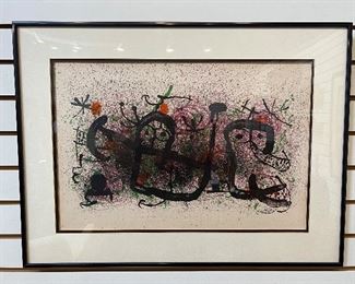 MIRO print. Lot #3824