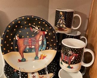 Becca Barton Certified International Corporation (CIC) 8 place settings (plate and mug)