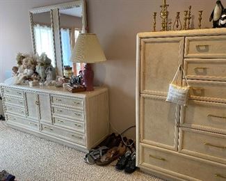 Vintage Thomasville Gentleman's Chest and matching 8 Drawer/2 Door Thomasville Dresser with Mirror - sold separately.