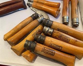 Vintage Opinel (France) Folding Knives with Wood Handles
