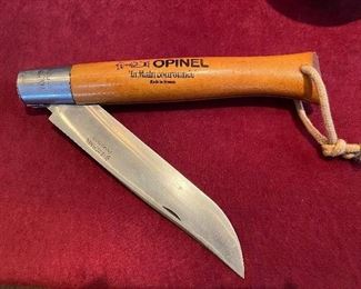 Large OPINEL  Folding Knife "LA MAIN COURONNÉE"