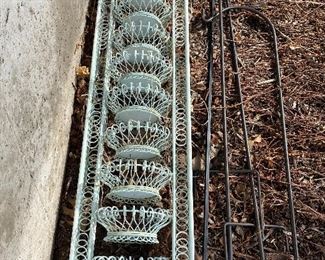 Ornate Expandable Plant Tower, Shepherd Hooks