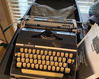Adler Typewriter with case and manual