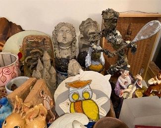 Variety of Unique Art Figures