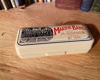 Outside of Hohner Harmonica Case