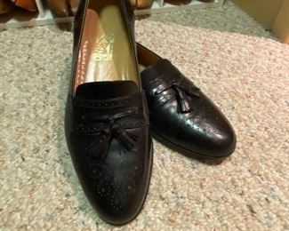Salvatore Ferragamo Leather Loafers! Size 13