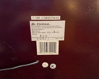 Mr. Christmas Label