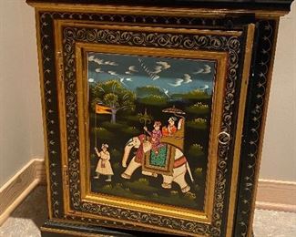 Oriental Cabinet with elephant design