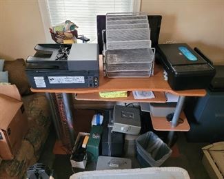 $40 Computer desk, Printers $10-20