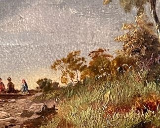 A. Gyngell, original oil, signed and dated 1876